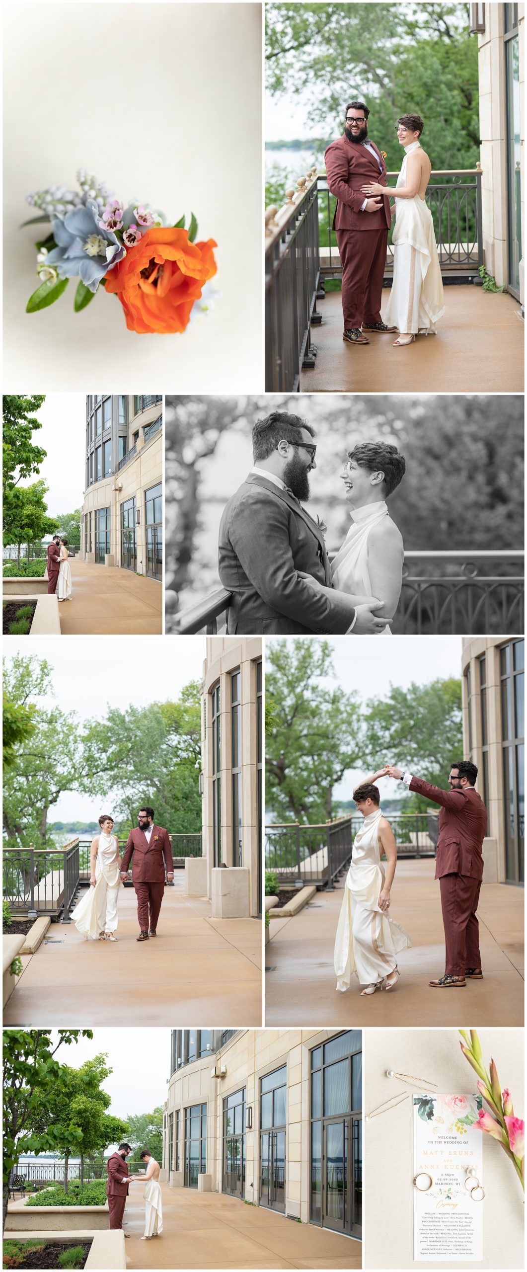 Couple's portraits | Edgewater Hotel Wedding | Kuffel Photography 