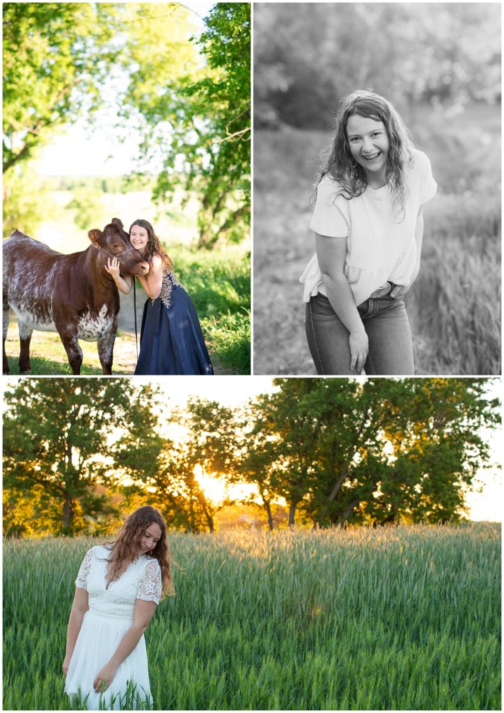 Senior Pictures on a Wisconsin Farmland