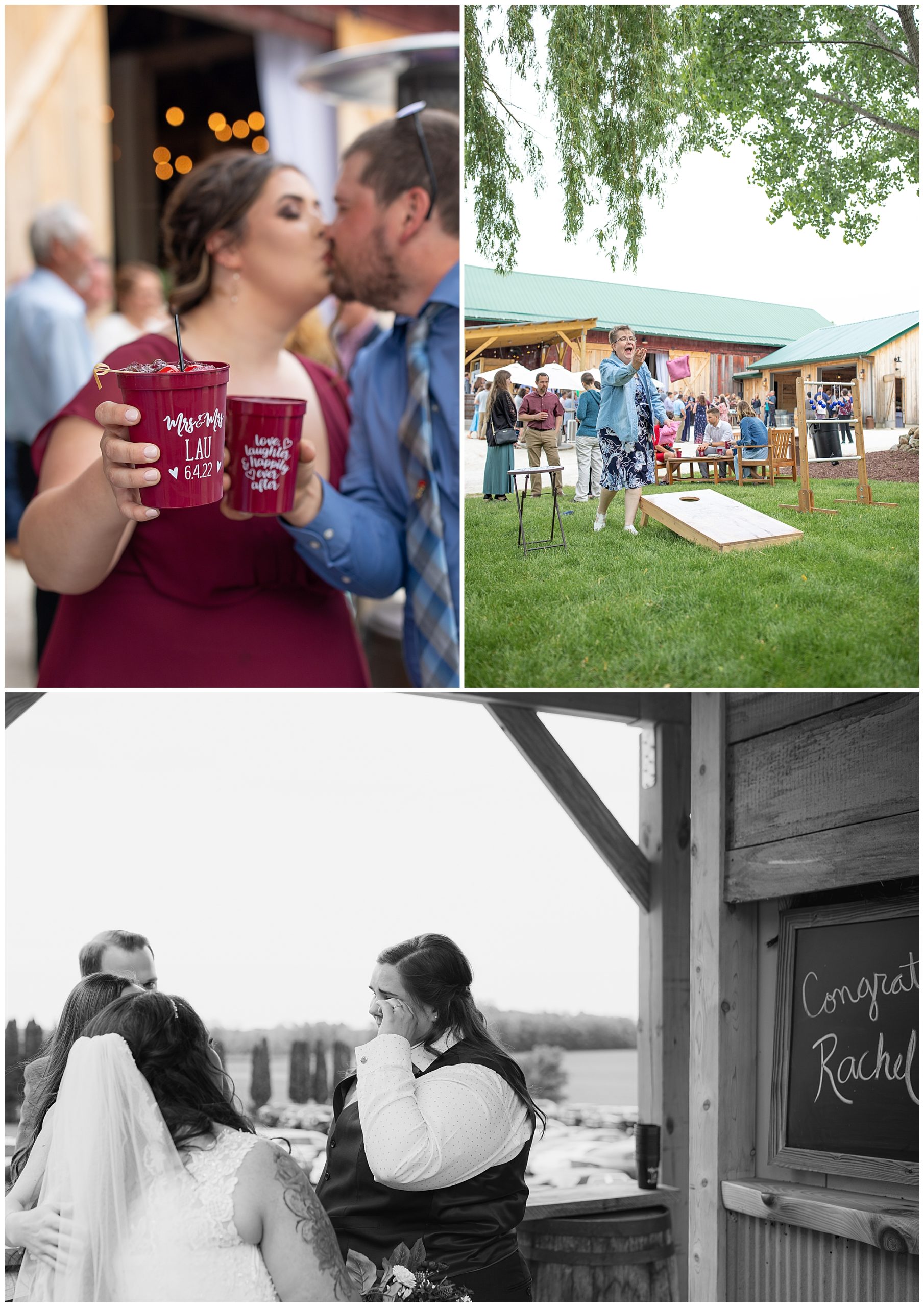 Wedding Reception at The Barn at Vertical Timbers