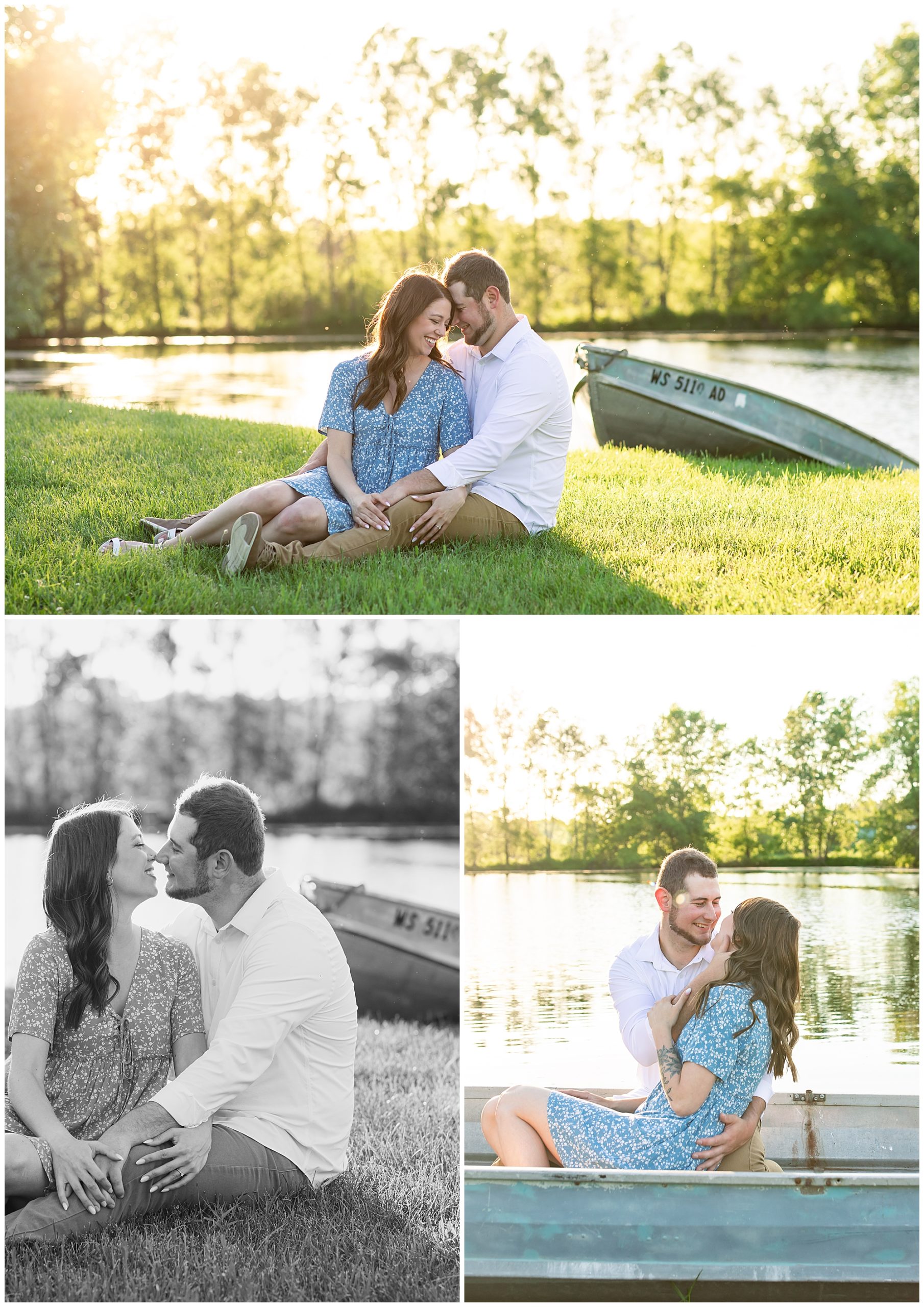 Pioneer Creek Farm Engagement Session near PaddleBoat with Kuffel Photography