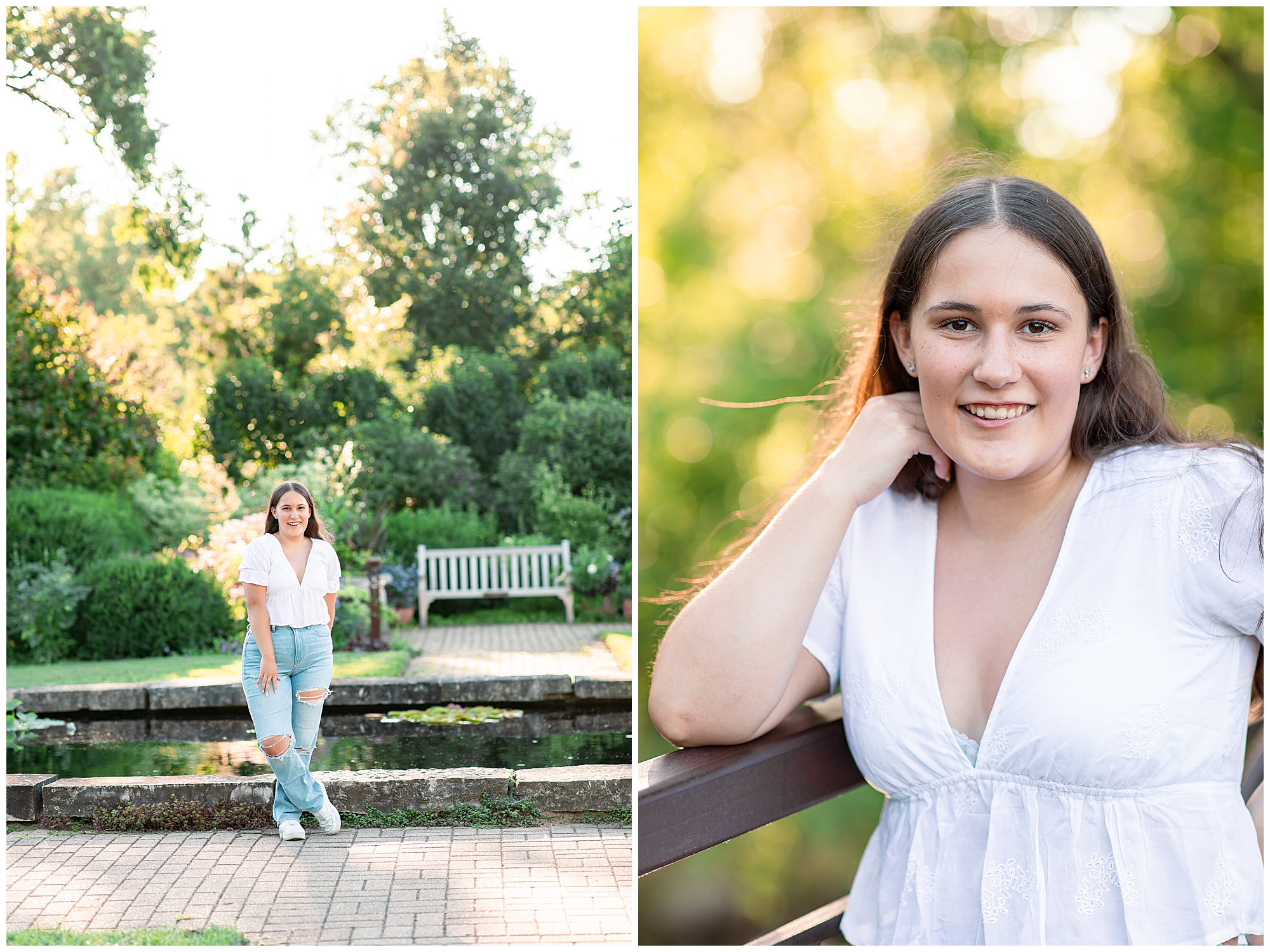 senior pictures in Madison WI at olbrich Gardens 