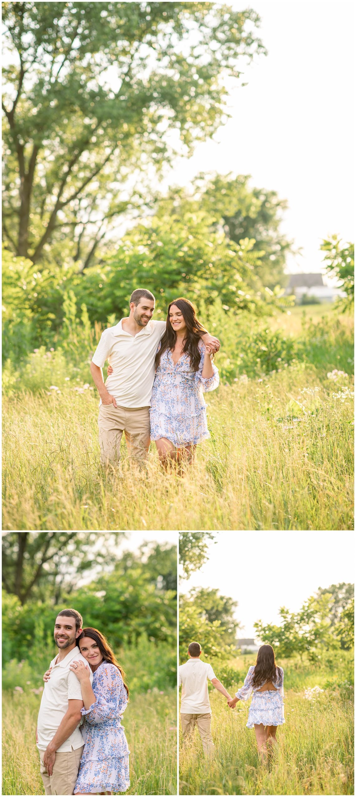 Colorful Wisconsin Engagement Photos 