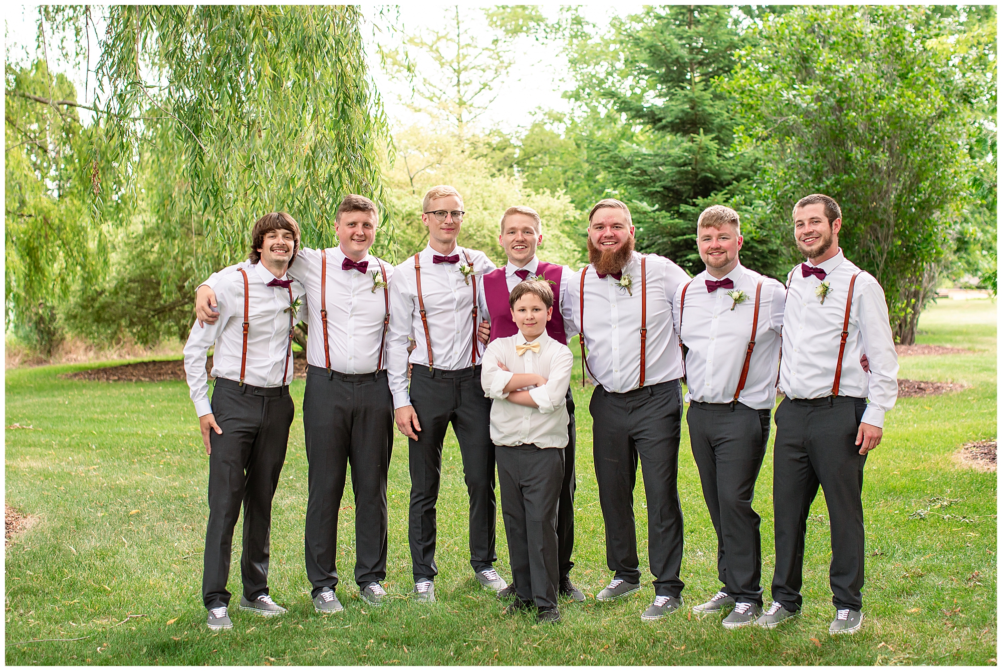 groomsmen formal photo 