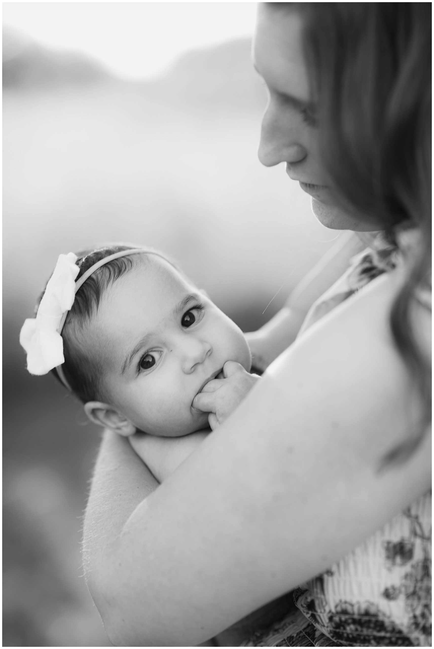 Black and White baby Photos 