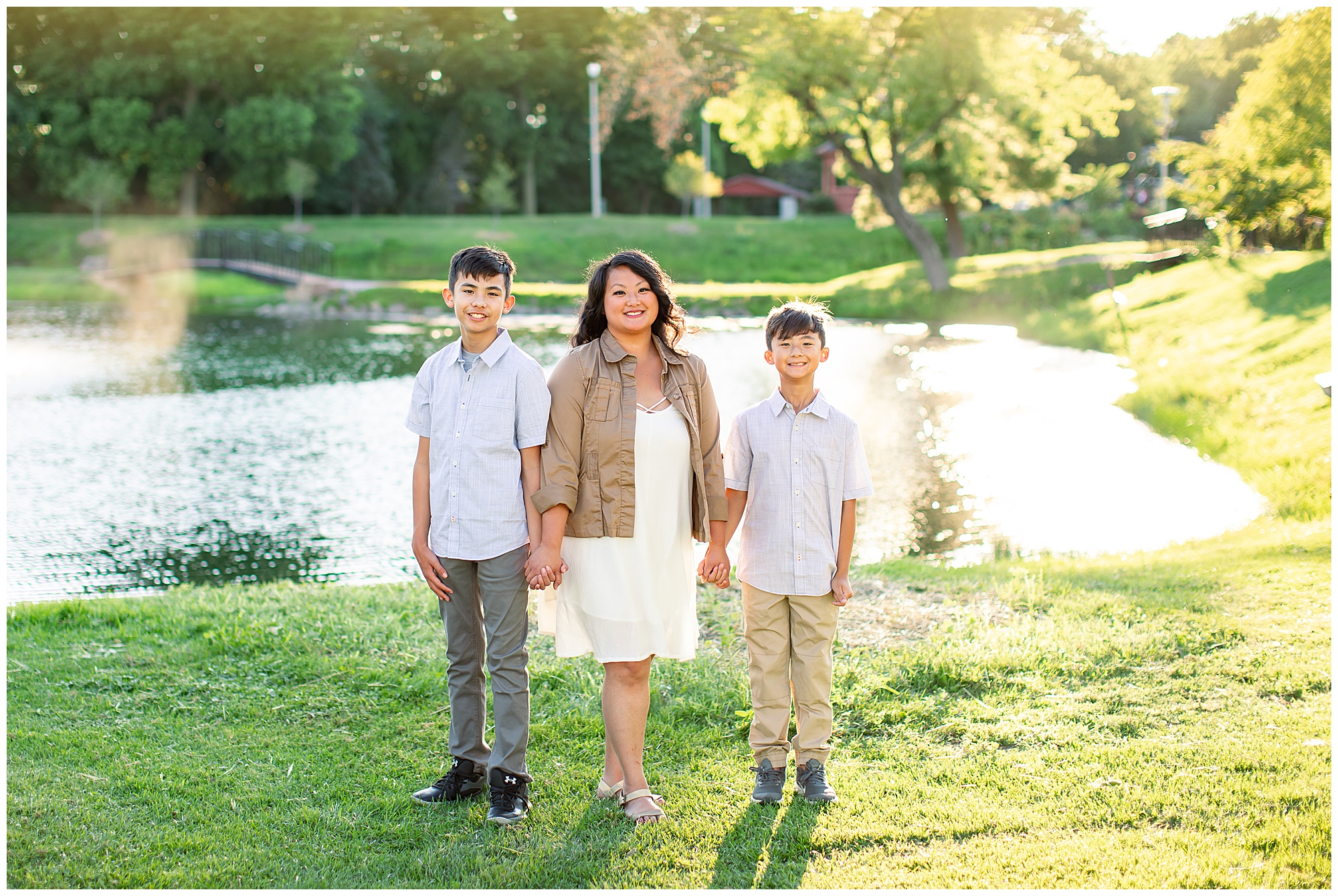 Family Session at Paquette Park in Portage WI 