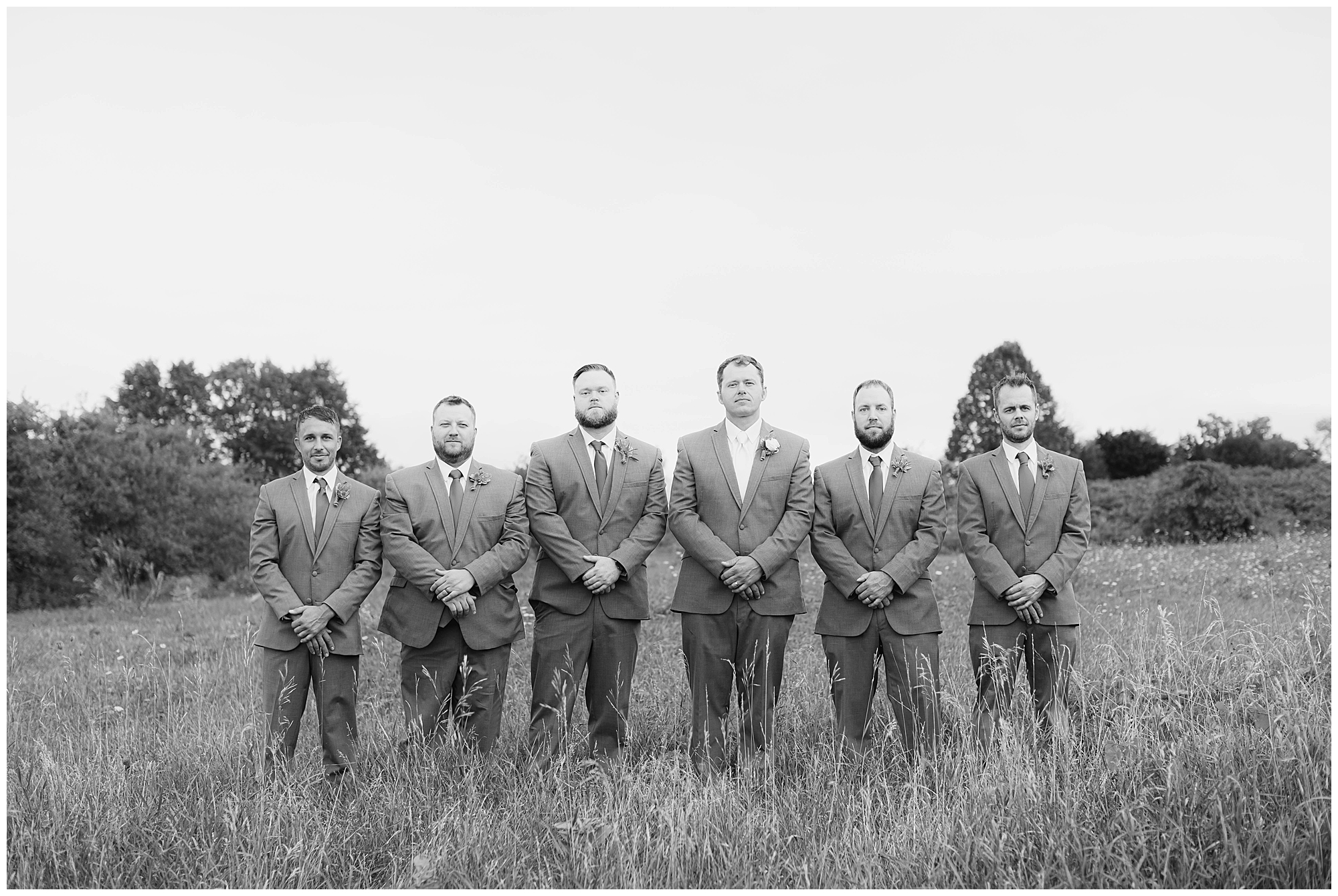 black and white groomsmen