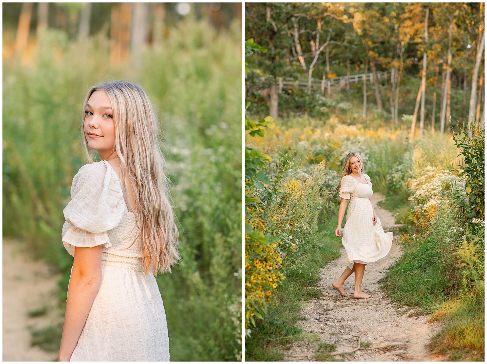 Boho Senior Session at Indian Lake