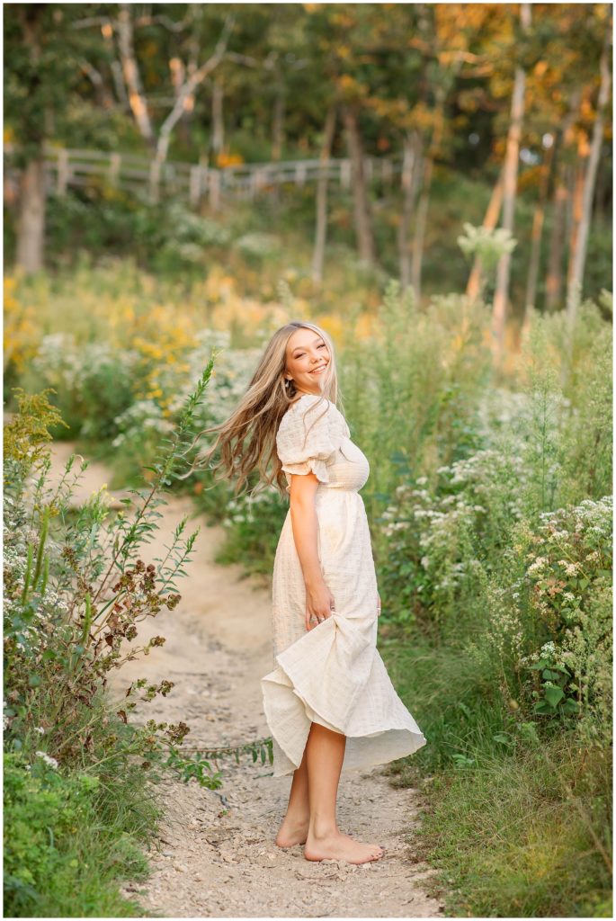 Boho Senior Session at Indian Lake