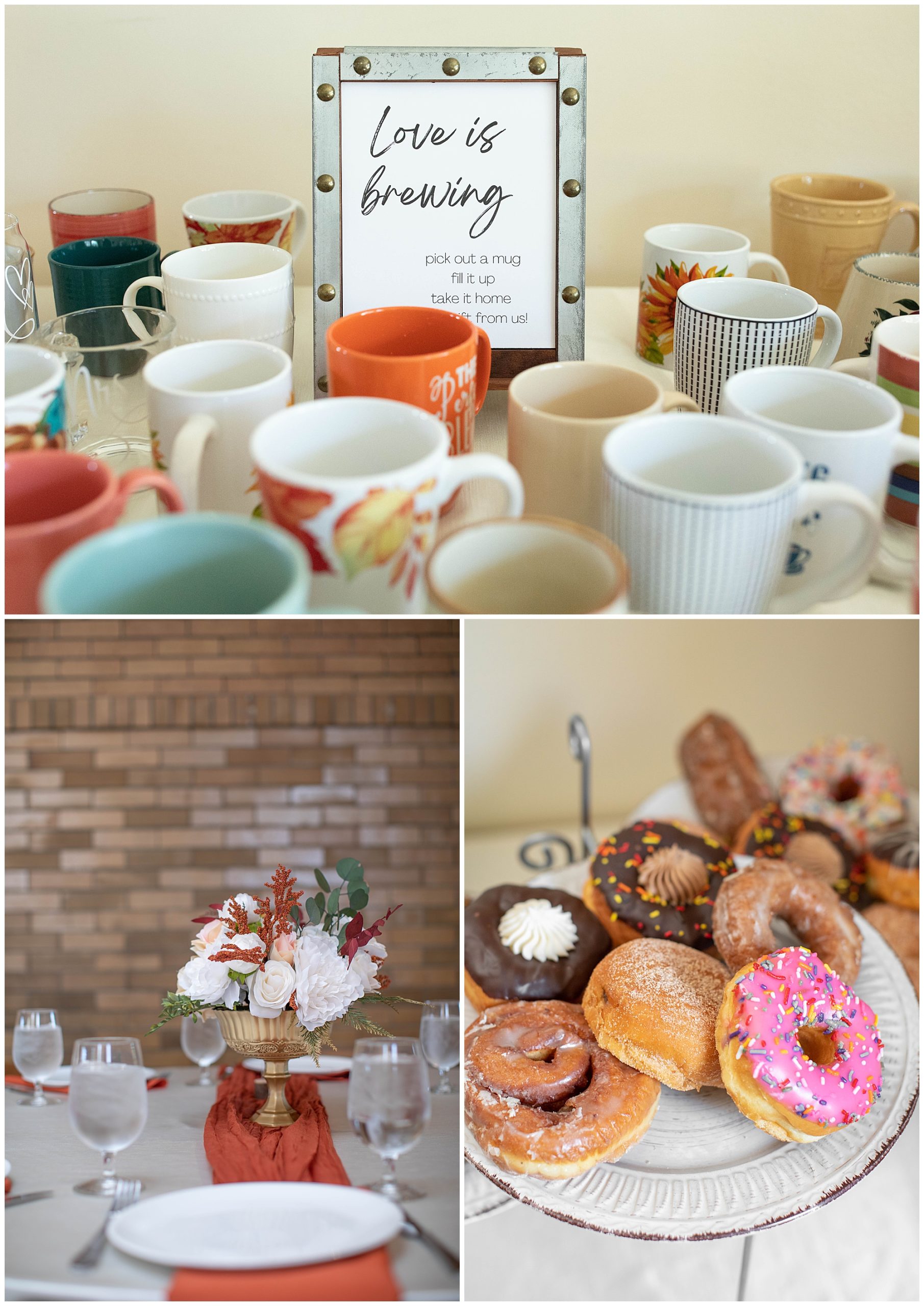 Brunch Wedding Details at Story Hill FireHouse