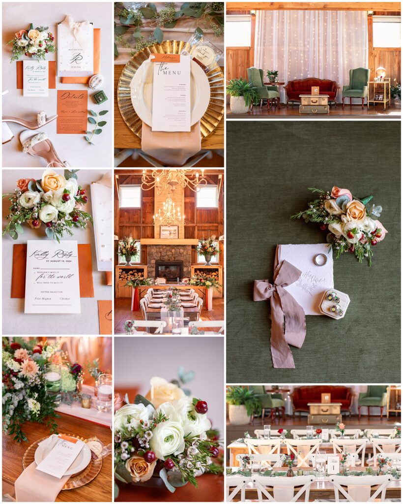 Wedding details by Event Gal at Harvest Moon Pond