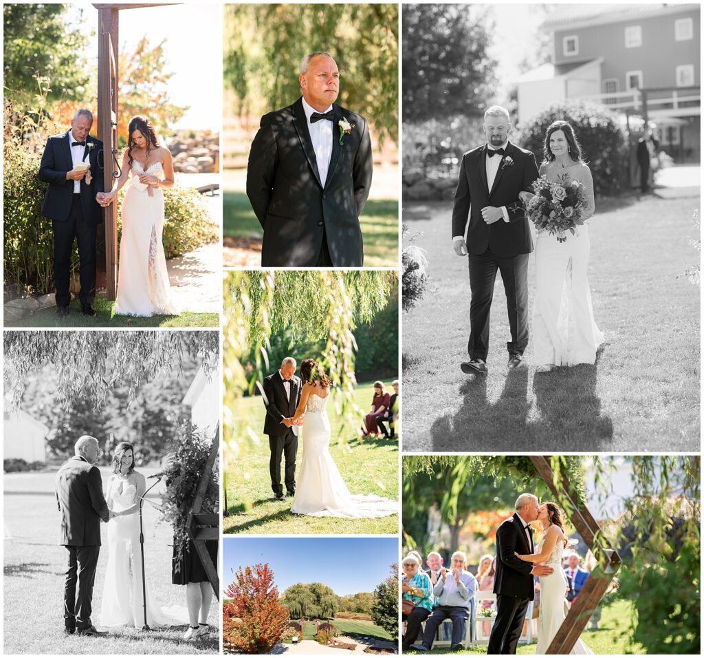 Harvest Moon Pond Intimate Wedding Ceremony