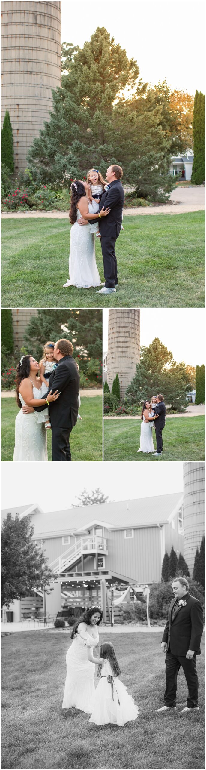 wedding photos at Harvest Moon Pond Silo 